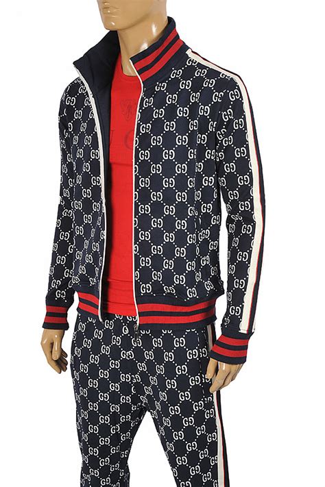 gucci track jacket men|Gucci jogging suit for men.